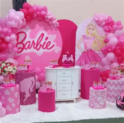 decoración para cumpleaños de barbie